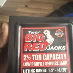 Torin Big Red 2.5 Ton Low Profile Floor Jack – For Parts or Repair