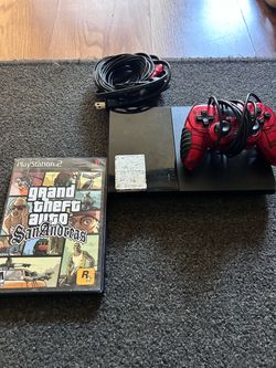 Ps2 slim with gta San Andreas
