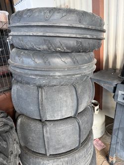Yamaha Rims12”-front tires are brand new-For Quads or UTV-Rear & Front are 12”-REAR TIRES NOT FOR REGULAR YAMAHA they were in a dragster-Rear tires ar