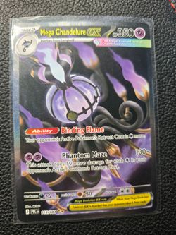 Mega Chandelure SIR Pokemon Pitch Black