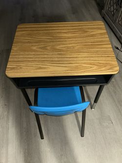 Child’s Desk And Chair 