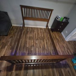 Full Size Bedframe w/ slates $40
