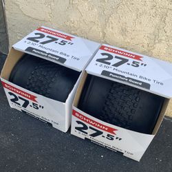 New 27.5 Bike Tire Pair Folding 