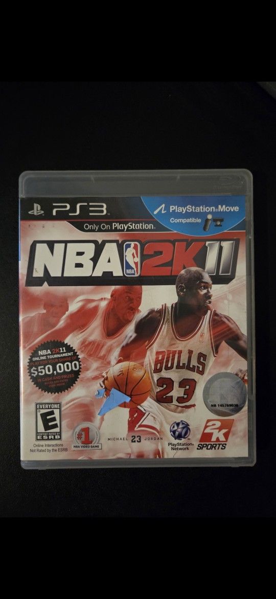 PS3 Game- NBA2K11 Michael Jordan