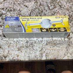 RACO Ceiling Brace & Box Kit – New (For Ceiling Fan / Light)
