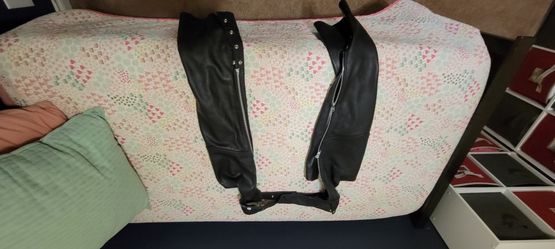 Leather Ridings Chaps, Gear, Harley.