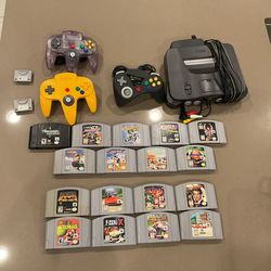 Nintendo 64 n64 console games