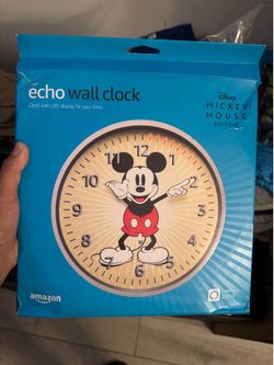 Echo wall clock (Mickey mouse)