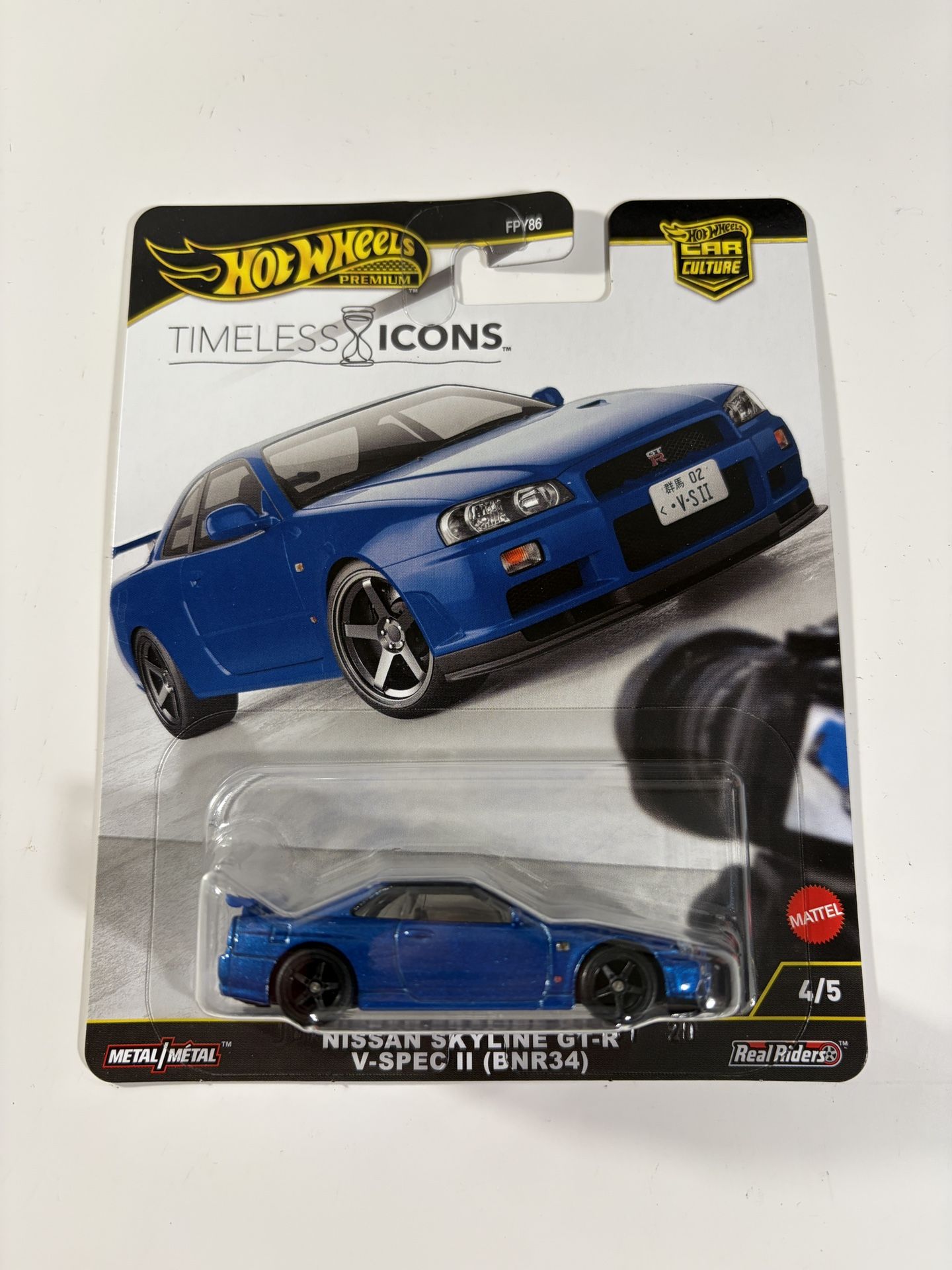 Hot Wheels Nissan Skyline GTR R34 Timeless Icons