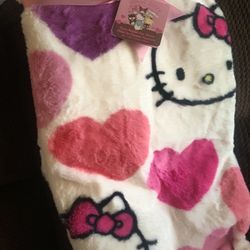 Hello Kitty Valentines Blanket 