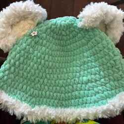 Crochet Bear Bucket Hat