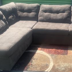 Dark Gray 2pc Sectional 