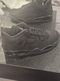 DS pair Jordan 4 Black Cats sz. 10.5