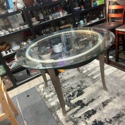 Glasstop Dining Table 