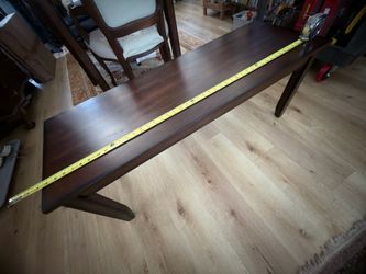 Wood Bench