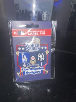 Dodgers World Series Pin