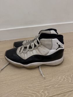 Nike Air Jordan 11 Retro ‘Concord’ 2018 Size 8.5 Black White Gloss 378037-100