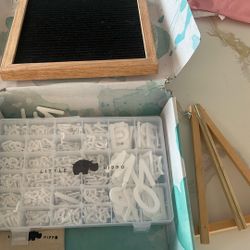 Letter Board - GREAT CONDITION USED ONCE!