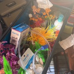 Fish Tank , And Supplies 