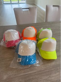 10 New Fluorescent Trucker Hats