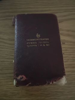 ANTIQUE 1912 Prayer Book
