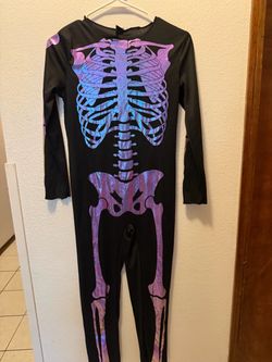 Girls Skeleton Halloween Costume - XL