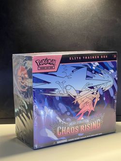 ⛔️ POKÉMON ⛔️ TCG • Chaos Rising • [ETB] Elite Trainer Box 🎯 FACTORY SEALED