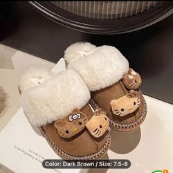 Hello Kitty Fur Slides 