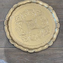 50 Brand New Gold Chargers With Victorian Italian Design