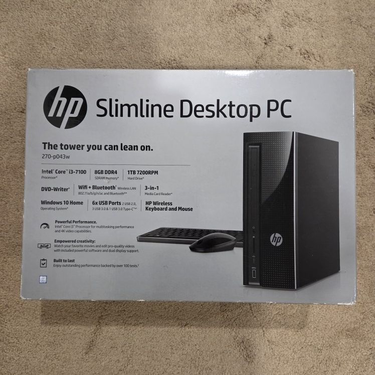 Upgradeable HP Gaming PC โ Slim, Quiet, Powerful!