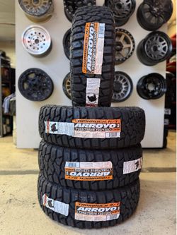 Set of 4 brand new LT265/75/16 Arroyo tire R/T $720
