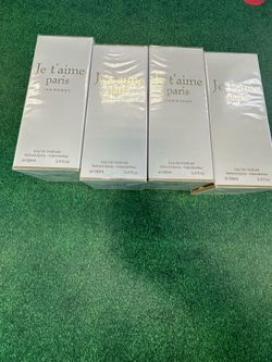 Je t'aime paris Women's Cologne 3.4 Fl. Oz.  4 for $30