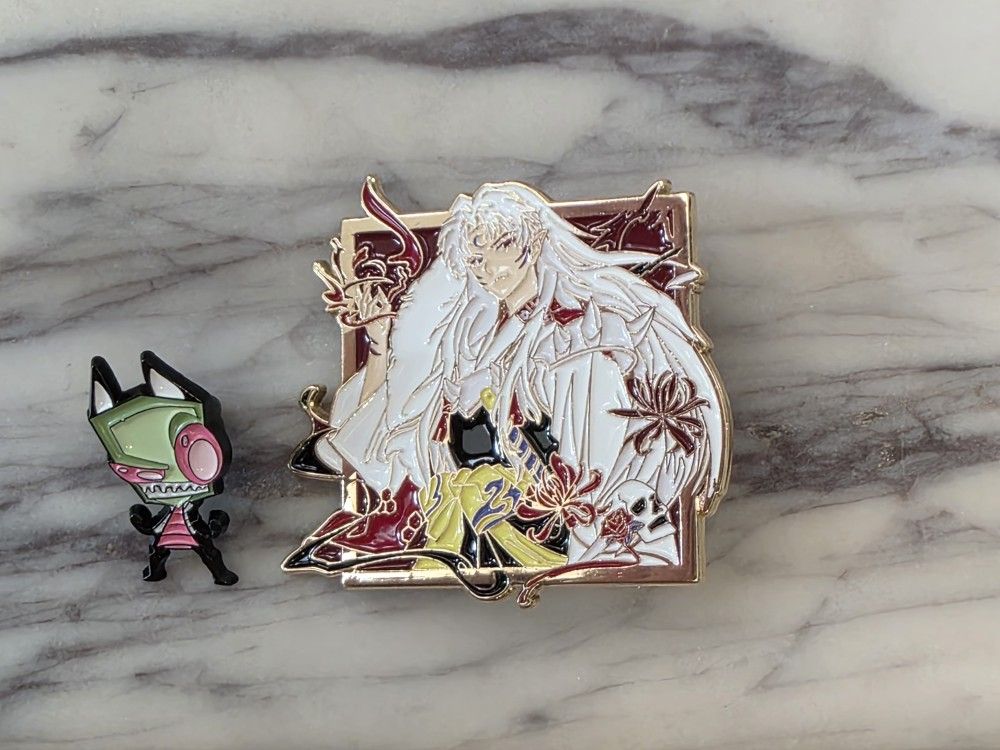 Inuyasha and Kagome Enamel Pin