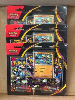 Pokémon TCG Mega Evolution: Pitch Black 3-Pack Blister Lot – 3 Blisters
