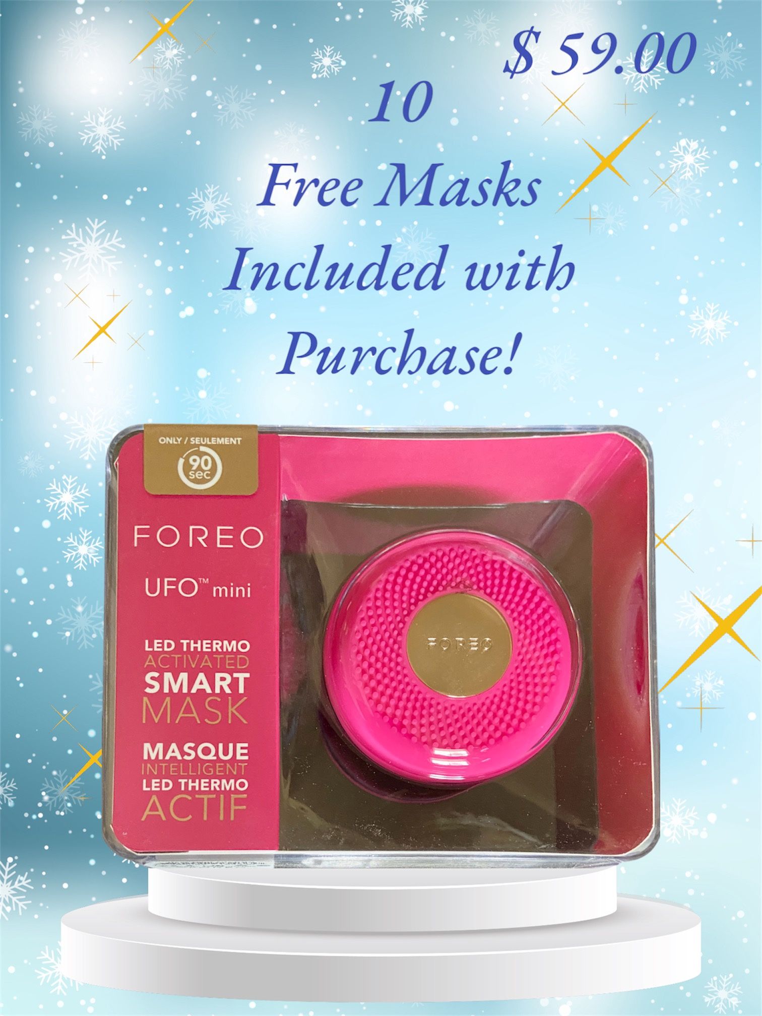 Foreo UFO Mini Smart Thermo LED Mask Device