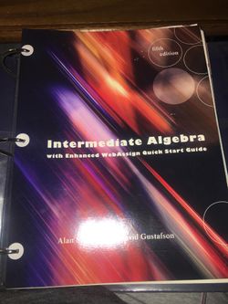 Intermediate Algebra 5th Edition
