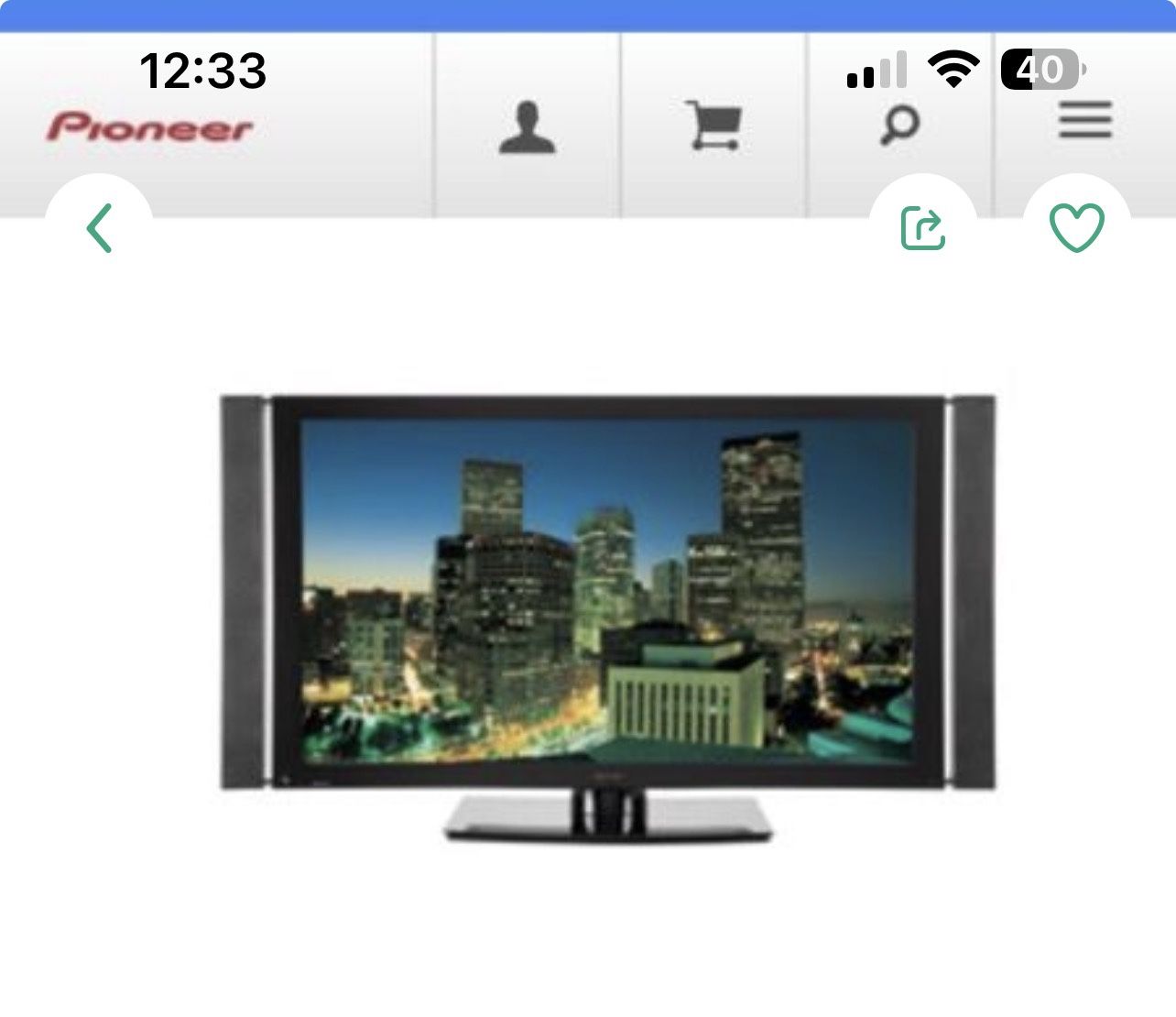 Pioneer Elite Pro-1130 HD