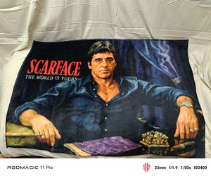 🎀☃️1983 Al Pacino Action Movie Scarface Mat or Rug☃️🎀
