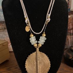 Costume Medallion Pendant, Lula & Lee