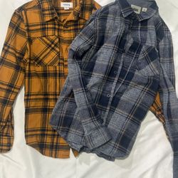 Boys fleece button Up Size Small 7/8 