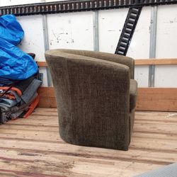 Greenish Brown One Seater Couch Chair