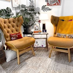 PAIR Wingback Chairs