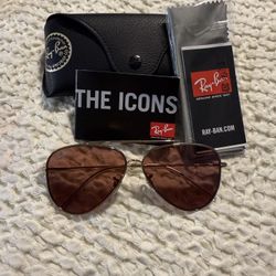 Brand New “Aviator Reverse” RayBan Sunglasses 