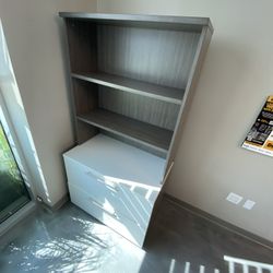 Bookcase With Drawers 