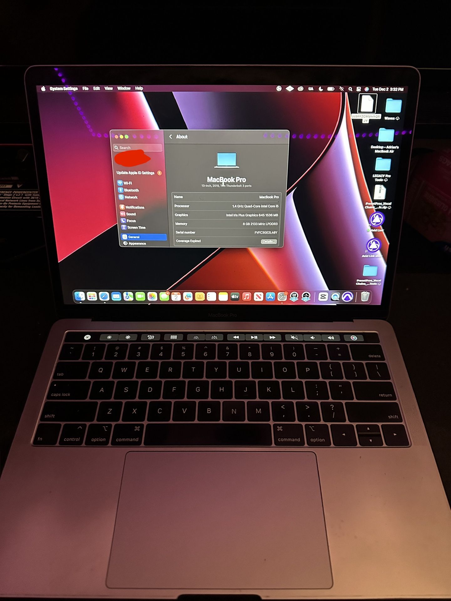 2019 MacBook Pro 13in