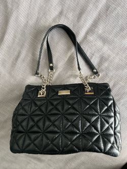 Kate Spade Black Quilted Handbag