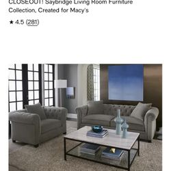 Sofa and 2 Armchairs 