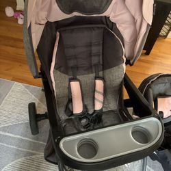 Baby Trend Skyline 35 Travel System, Starlight Pink