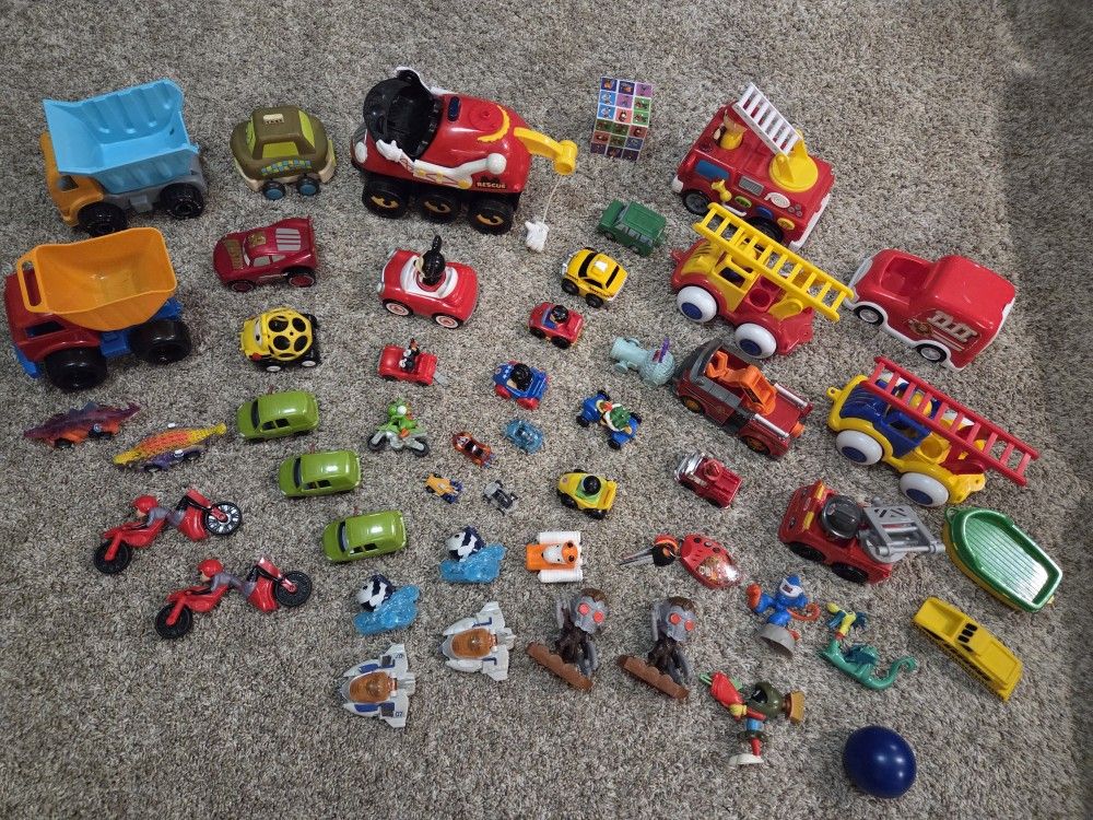 Toys-trucks, Cars, Etc.