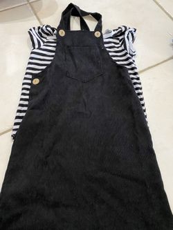 girls dress and disney shirt